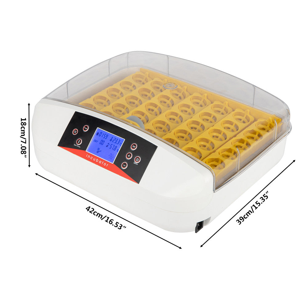 DISHYKOOKER Automatic Incubator 42 Eggs Incubator White