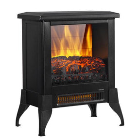 ZOKOP 14Inch Freestanding Electric Fireplace Heater Stove Black