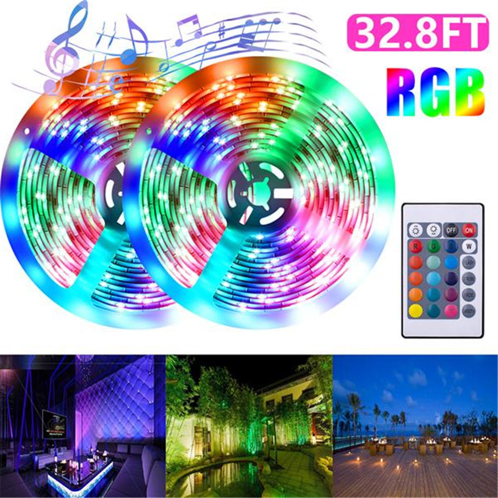 REDCOLOURFUL 10m 300leds RGB Strip Light 24 keys WIFI Controller