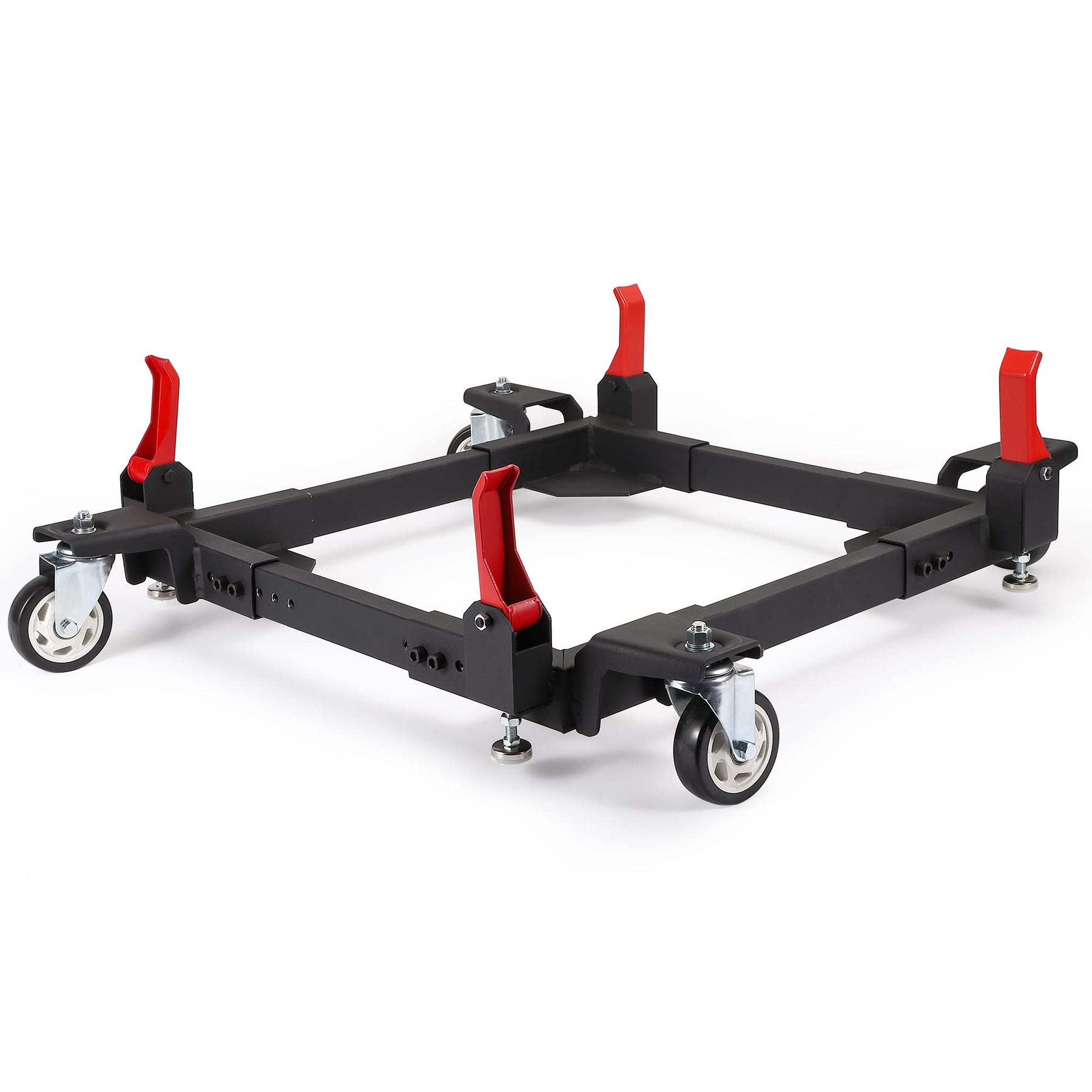 Mobile Roller Base Kit with 2 Locking Wheels, Heavy Duty Mobile Base  1550LBS Load-Bearing for Shop Equipment, Power Tools, Machines,  Refrigerators