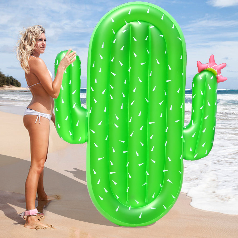 THINKMAX Inflatable Cactus Pool Float Large Swimming Float for sports